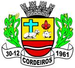 Brasão da seguinte cidade: Cordeiros