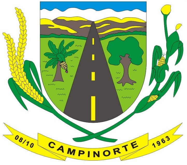 Brasão da seguinte cidade: Campinorte