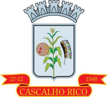 Brasão da seguinte cidade: Cascalho Rico