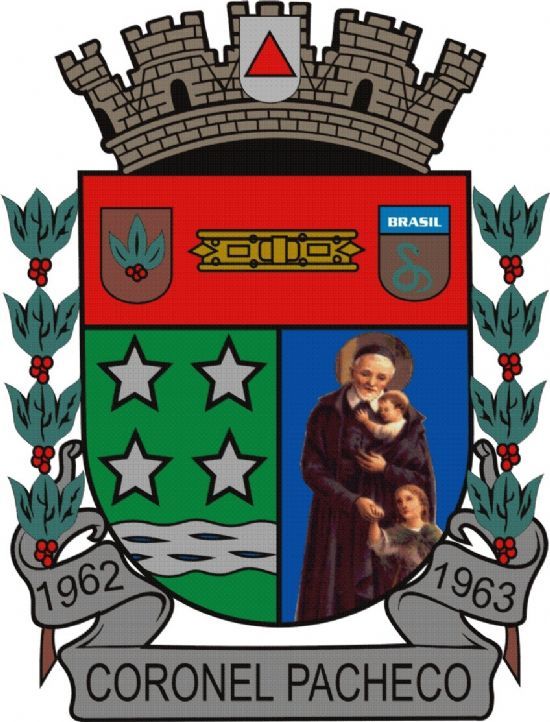 Brasão da seguinte cidade: Coronel Pacheco