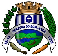 Brasão da seguinte cidade: Córrego do Bom Jesus