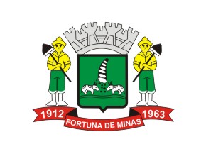 Brasão da seguinte cidade: Fortuna de Minas