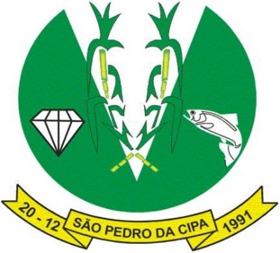 Brasão da seguinte cidade: São Pedro da Cipa