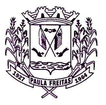 Brasão da seguinte cidade: Paula Freitas