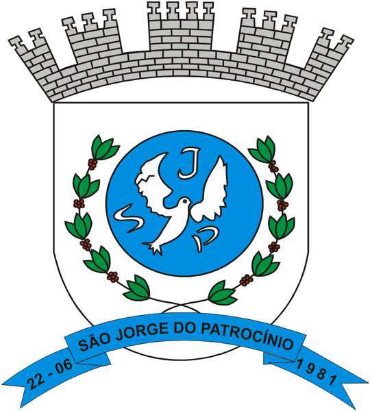 Brasão da seguinte cidade: São Jorge do Patrocínio