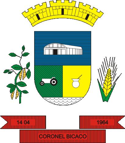 Brasão da seguinte cidade: Coronel Bicaco