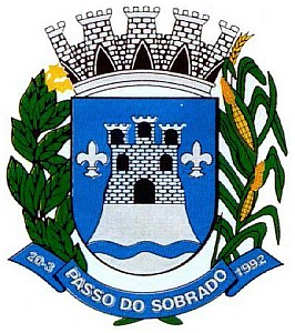 Brasão da seguinte cidade: Passo do Sobrado