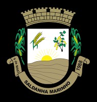 Brasão da seguinte cidade: Saldanha Marinho