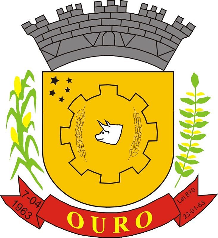 Brasão da seguinte cidade: Ouro