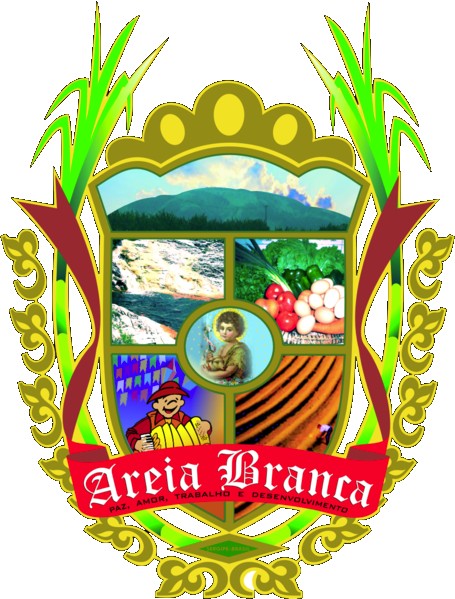 Brasão da seguinte cidade: Areia Branca