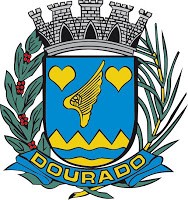 Brasão da seguinte cidade: Dourado