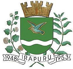 Brasão da seguinte cidade: Irapuru