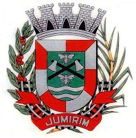 Brasão da seguinte cidade: Jumirim