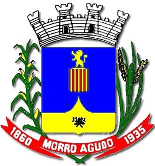 Brasão da seguinte cidade: Morro Agudo