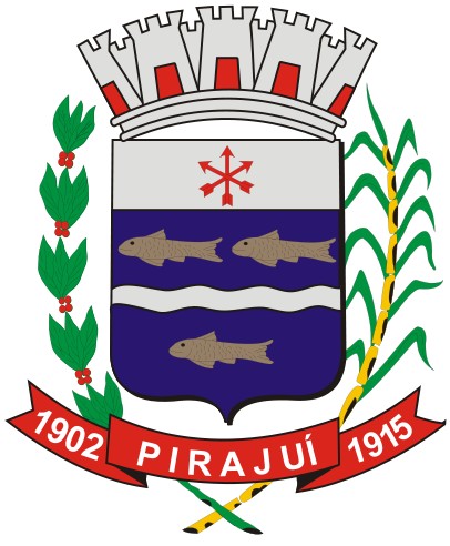 Brasão da seguinte cidade: Pirajuí