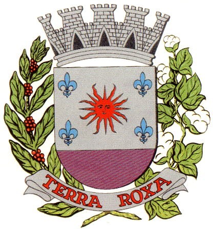 Brasão da seguinte cidade: Terra Roxa